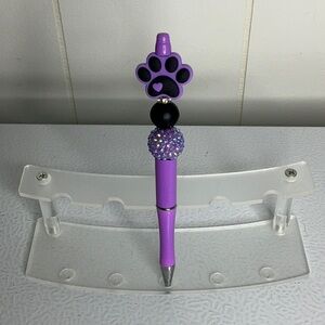 Purple Paw Print Pen